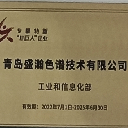 国家“专精特新”小巨人企业。